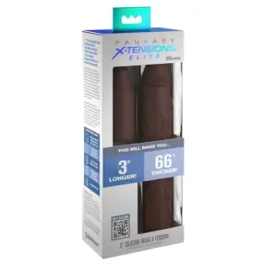 Fantasy X-tensions Sleeve con Extensor y Plug para Potenciar el Placer