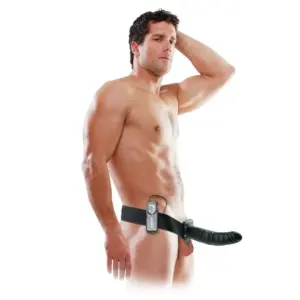 Fetish Fantasy - Vibrador Hollow Strap-On Premium Negro