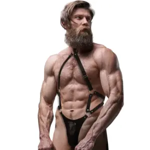 Fetish - Strap Harness Eco-Leather Profesional - Ajustable