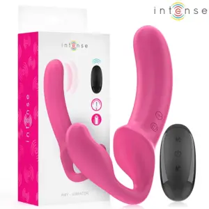 INTENSE - AMY Vibrador Doble Control Remoto 20 cm Rosa