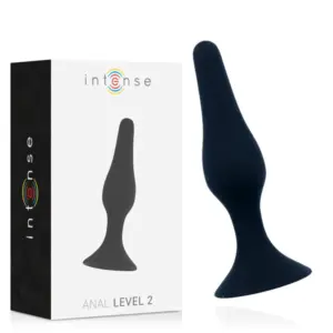 INTENSE - Juguete Anal Nivel 2 Premium 11.5cm Negro