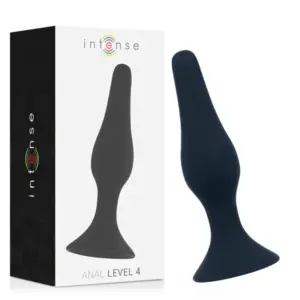 INTENSE - Juguete Anal Nivel 4 Profesional 15.5cm Negro