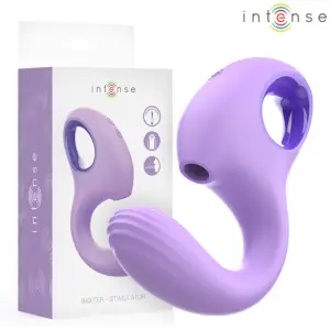 INTENSE - Baxter Vibrador Succionador Premium Violet