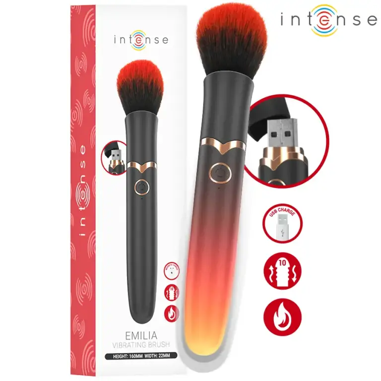 INTENSE - Emilia Heated Vibrating Brush Premium 10 Modos