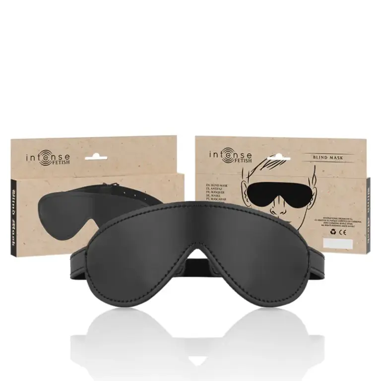 INTENSE - Máscara de Ojos Fetish Vegan Premium para Sueño - vista principal