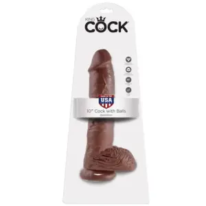 KING COCK - Dildo Brown 25.4cm Original y Realista