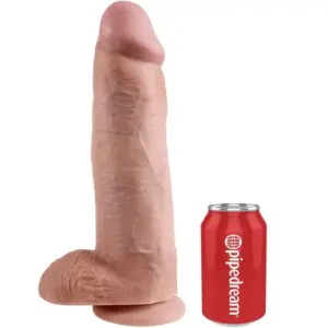 KING COCK - Dildo flesh realista con testículos 30,48 cm