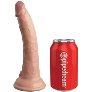 KING COCK - Dildo Realista Premium con Control Remoto 17.8 cm