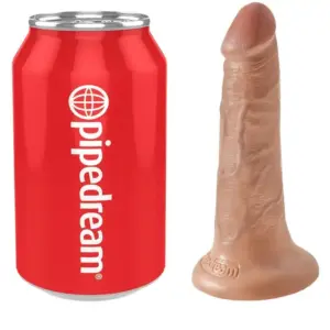 KING COCK - Realistic Penis 12 cm Caramel, dildo realista seguro