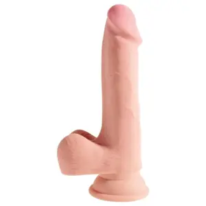 KING COCK - Dildo Triple Densidad Profesional 19 cm - vista principal