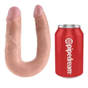KING COCK U-Shaped Medium Double Trouble Flesh 13.9 cm realista
