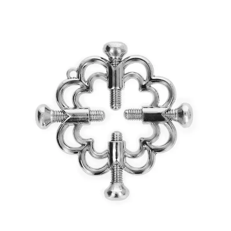 KINK - Metal Flower Nipple Clamps Premium para Sensaciones Intensificadas - vista principal