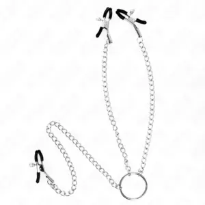KINK - Triple Nipple and Clit Clamps Premium con Cadena