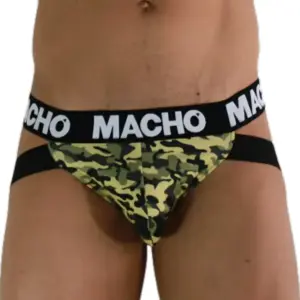 MACHO - MX28MV Jockstrap Militar Verde XL Premium - vista principal