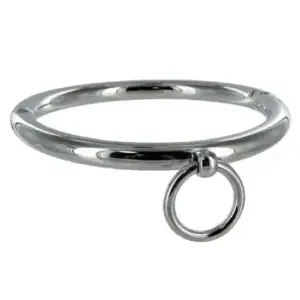 METAL HARD - Collar BDSM Profesional con Anillo 18CM