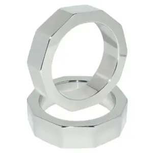 METAL HARD - Anillo Pene y Testículos Premium 55 mm