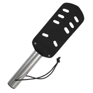 METAL HARD - Paddle Original de Cuero y Metal Premium con Agujeros