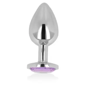 OHMAMA - Anal Plug con Cristal Violeta Elegante 8 cm