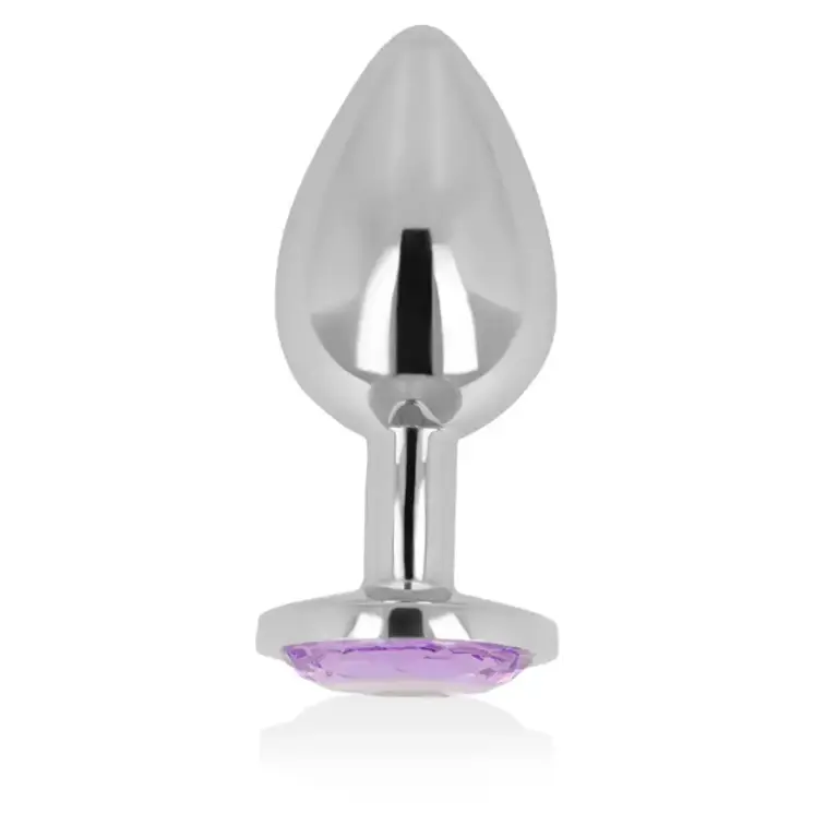 OHMAMA - Anal Plug con Cristal Violeta Elegante 8 cm - vista principal