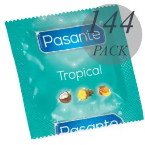 Pasante - Preservativos Tropicales 144 Unidades Exóticos