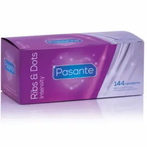 Pasante - Condones Texturizados Intensity 144 Unidades
