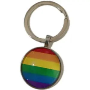 PRIDE - Llavero Original con Bandera LGBT | Diablo Picante - vista principal