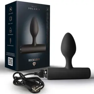 ROCKS-OFF - NOVA SOLARIS Vibrador Anal Recargable Slim y Poderoso