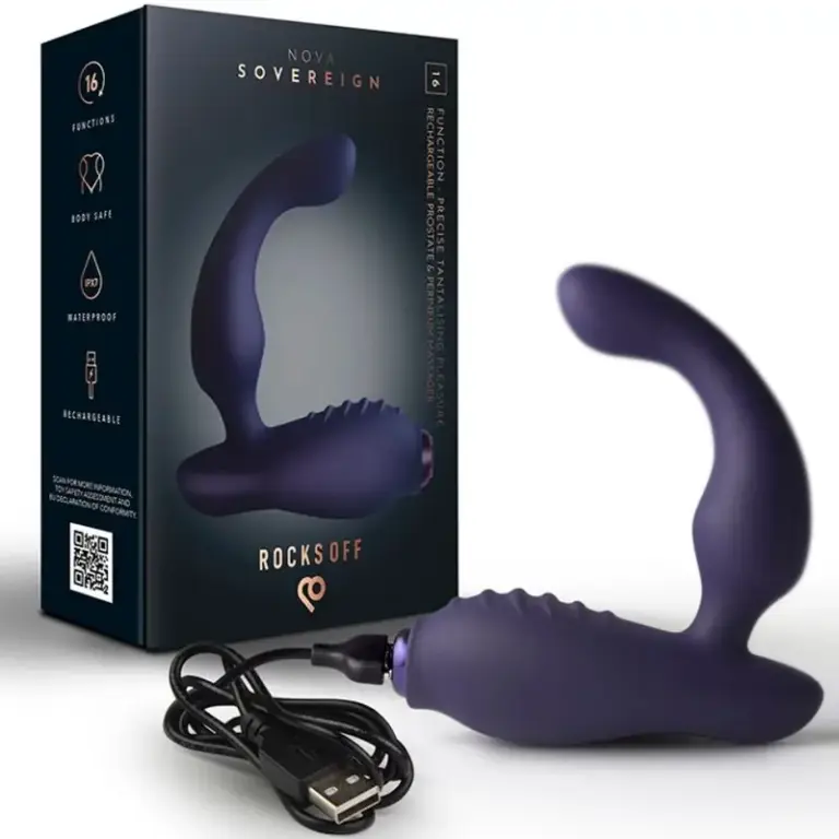 ROCKS-OFF - Nova Sovereign Vibrador Prostate Premium Azul