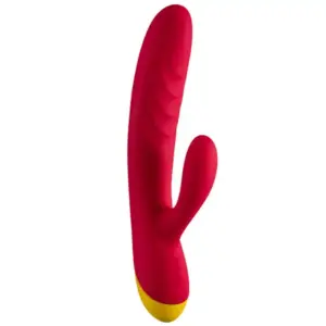 ROMP - Vibrador Rabbit Recargable Premium Rojo con Doble Estimulación