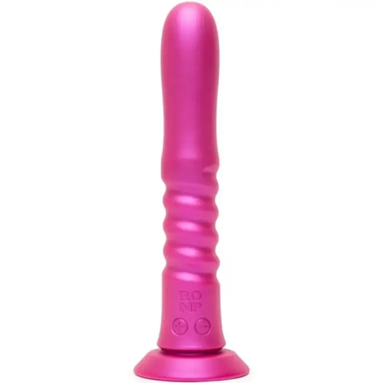 ROMP - Vibrador Jiggle Premium con Ventosa Rosa