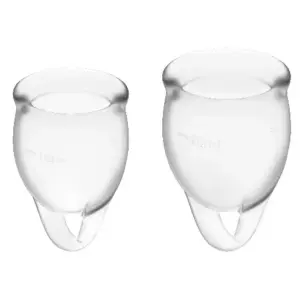 Satisfyer - Copa Menstrual Clear 15 + 20 ML Profesional