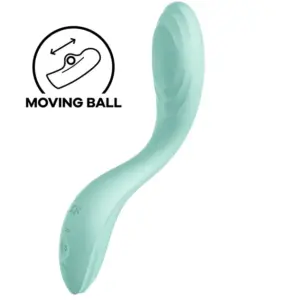 SATISFYER - Vibrador G-spot Rrrolling Pleasure Premium Verde - vista principal