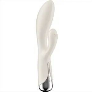 SATISFYER - Vibrador Rabbit Spinning 1 Premium Beige