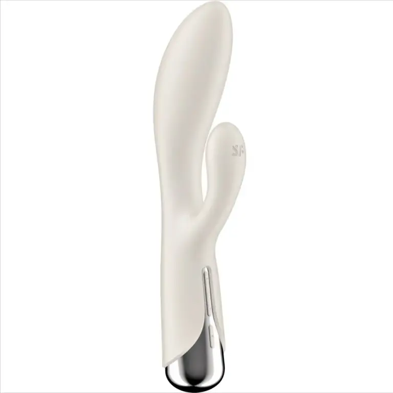 SATISFYER - Vibrador Rabbit Spinning 1 Premium Beige