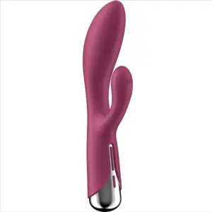 Satisfyer - Vibrador Rabbit Spinning 1 Premium con Rotación y Vibración