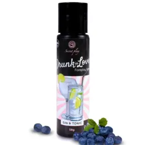 SECRETPLAY - Lubricante Drunk in Love con Sabor Gin Tonic 60 ML