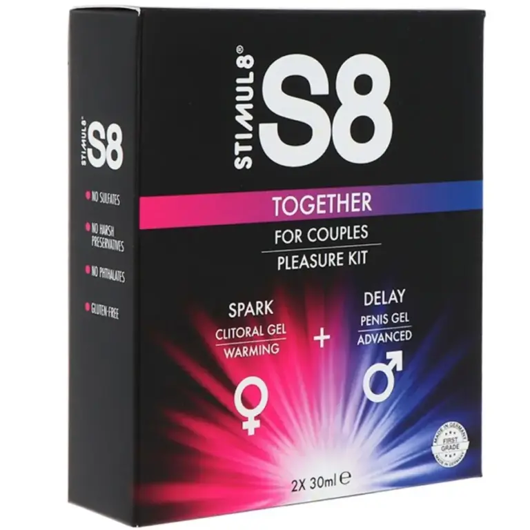 STIMUL8 - S8 Together Kit Premium para Parejas 2 x 30 ml