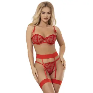 SUBBLIME - Sujetador Corazón Rojo S/M | Lencería Sexy