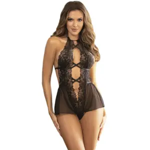SUBBLIME - Teddy Halter Neck Lingerie Elegante y Sexy