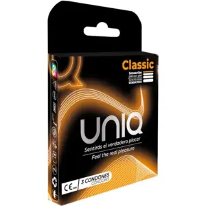 Uniq - Condones Clásicos Sin Látex Ultra Finos 3 Unidades