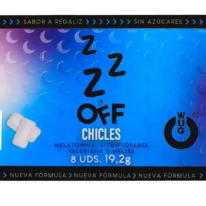 WUG OFF - Melatonina Funcional en Chicle Premium