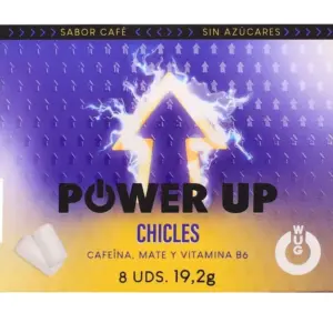 WUG POWER UP – Goma de Café Funcional Premium para Energía