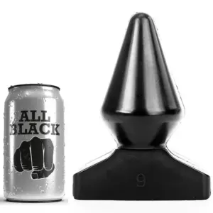 ALL BLACK - Plug Anal Profesional 18,5 cm Premium