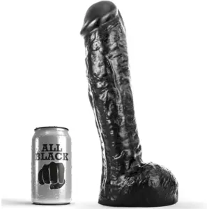ALL BLACK - Dong 29 cm Profesional con Diseño Realista
