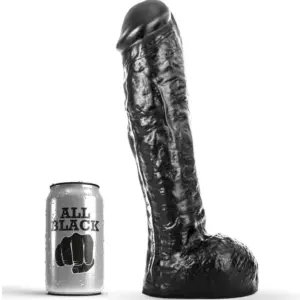 ALL BLACK - Dong 29 cm Profesional con Diseño Realista