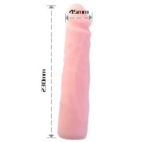 BAILE - DILDO SILICONA REALISTA 23 CM PREMIUM