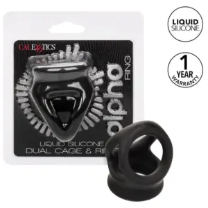 CALEXOTICS - Alpha Dual Cage Ring Black Premium para Placer
