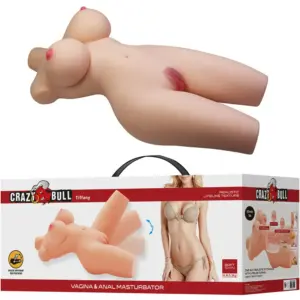 CRAZY BULL - Tiffany Realistic Torso Vagina y Anal Premium