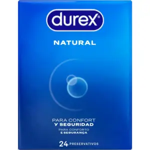 Durex Natural Condoms 24 unidades - Preservativos cómodos y seguros