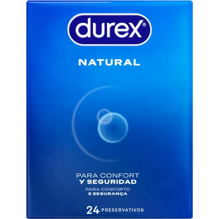 Durex Natural Condoms 24 unidades - Preservativos cómodos y seguros